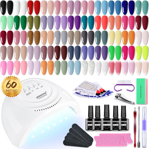 JODSONE 60 PCS Gel Nail Polish Kit